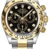 Rolex Cosmograph Daytona Steel And Gold 116503 Black Diamond Oyster -Omega Shop 116503 Black Diamond Oyster new