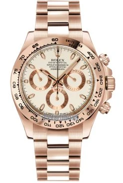 Rolex Cosmograph Daytona Everose Gold 116505 Ivory Index