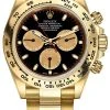 Rolex Cosmograph Daytona Yellow Gold 116508 Black Champagne Index Oyster