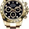 Rolex Cosmograph Daytona Yellow Gold 116508 Black Diamond -Omega Shop 116508 Black Diamond