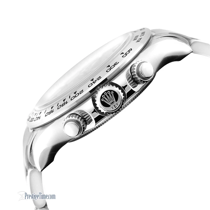 Rolex Cosmograph Daytona White Gold 116509 Steel and Black Oyster Rolex Cosmograph Daytona White Gold 116509 Steel And Black Oyster -Omega Shop 116509 side 1