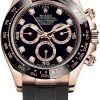 Rolex Cosmograph Daytona Everose Gold 116515LN Black Diamond Oysterflex -Omega Shop 116515LN Black Diamond Oysterflex