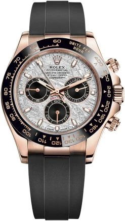 Rolex Cosmograph Daytona Everose Gold 116515LN Meteorite Black Oysterflex