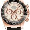 Rolex Cosmograph Daytona Everose Gold 116515LN Ivory Oysterflex -Omega Shop 116515LN ivory Oysterflex