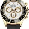 Rolex Cosmograph Daytona Yellow Gold 116518LN White Oysterflex 1 Rolex Cosmograph Daytona Yellow Gold 116518LN White Oysterflex -Omega Shop 116518LN White Oysterflex