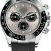 Rolex Cosmograph Daytona White Gold 116519LN Steel And Black Oysterflex