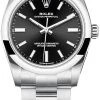 Rolex Oyster Perpetual 34mm 124200 Black 2 Rolex Oyster Perpetual 34mm 124200 Black -Omega Shop 124200 Black