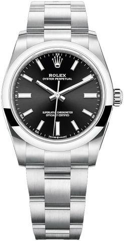 Rolex Oyster Perpetual 34mm 124200 Black