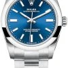 Rolex Oyster Perpetual 34mm 124200 Blue 1 Rolex Oyster Perpetual 34mm 124200 Blue -Omega Shop 124200 Blue