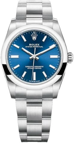Rolex Oyster Perpetual 34mm 124200 Blue