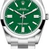 Rolex Oyster Perpetual 41mm 124300 Green -Omega Shop 124300 Green