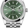 Rolex Datejust 36mm Stainless Steel 126200 Mint Green Index Jubilee -Omega Shop 126200 Mint Green Index Jubilee Wimbledon