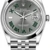 Rolex Datejust 36mm Stainless Steel 126200 Slate Roman Jubilee -Omega Shop 126200 Slate Roman Jubilee Wimbledon