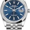 Rolex Datejust 36mm Stainless Steel 126200 Blue Index Jubilee