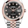 Rolex Datejust 36mm Stainless Steel And Rose Gold 126201 Black Diamond Jubilee -Omega Shop 126201 Black Diamond Jubilee
