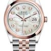 Rolex Datejust 36mm Stainless Steel And Rose Gold 126201 MOP Diamond Jubilee