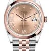 Rolex Datejust 36mm Stainless Steel And Rose Gold 126201 Rose VI IX Roman Jubilee 2 Rolex Datejust 36mm Stainless Steel And Rose Gold 126201 Rose VI IX Roman Jubilee -Omega Shop 126201 Rose VI IX Roman Jubilee