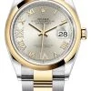 Rolex Datejust 36mm Stainless Steel And Yellow Gold 126203 Silver VI IX Roman Oyster 1 Rolex Datejust 36mm Stainless Steel And Yellow Gold 126203 Silver VI IX Roman Oyster -Omega Shop 126203 Silver VI IX Roman Oyster