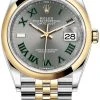 Rolex Datejust 36mm Stainless Steel And Yellow Gold 126203 Slate Roman Jubilee -Omega Shop 126203 Slate Roman Jubilee Wimbledon