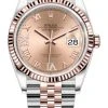 Rolex Datejust 36mm Stainless Steel And Rose Gold 126231 Rose VI IX Roman Jubilee