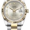 Rolex Datejust 36mm Stainless Steel And Yellow Gold 126233 Silver VI IX Roman Oyster 1 Rolex Datejust 36mm Stainless Steel And Yellow Gold 126233 Silver VI IX Roman Oyster -Omega Shop 126233 Silver VI IX Roman Oyster