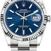 Rolex Datejust 36mm Stainless Steel 126234 Bright Blue Fluted Oyster -Omega Shop 126234 Bright Blue Fluted Oyster