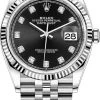 Rolex Datejust 36mm Stainless Steel 126234 Black Diamond Jubilee