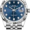 Rolex Datejust 36mm Stainless Steel 126234 Blue Diamond Jubilee