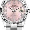 Rolex Datejust 36mm Stainless Steel 126234 Pink Roman VI IX Oyster -Omega Shop 126234 Pink Roman VI IX Oyster
