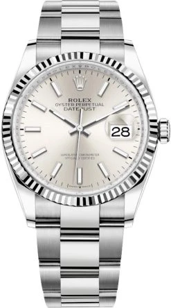 Rolex Datejust 36mm Stainless Steel 126234 Silver Index Oyster