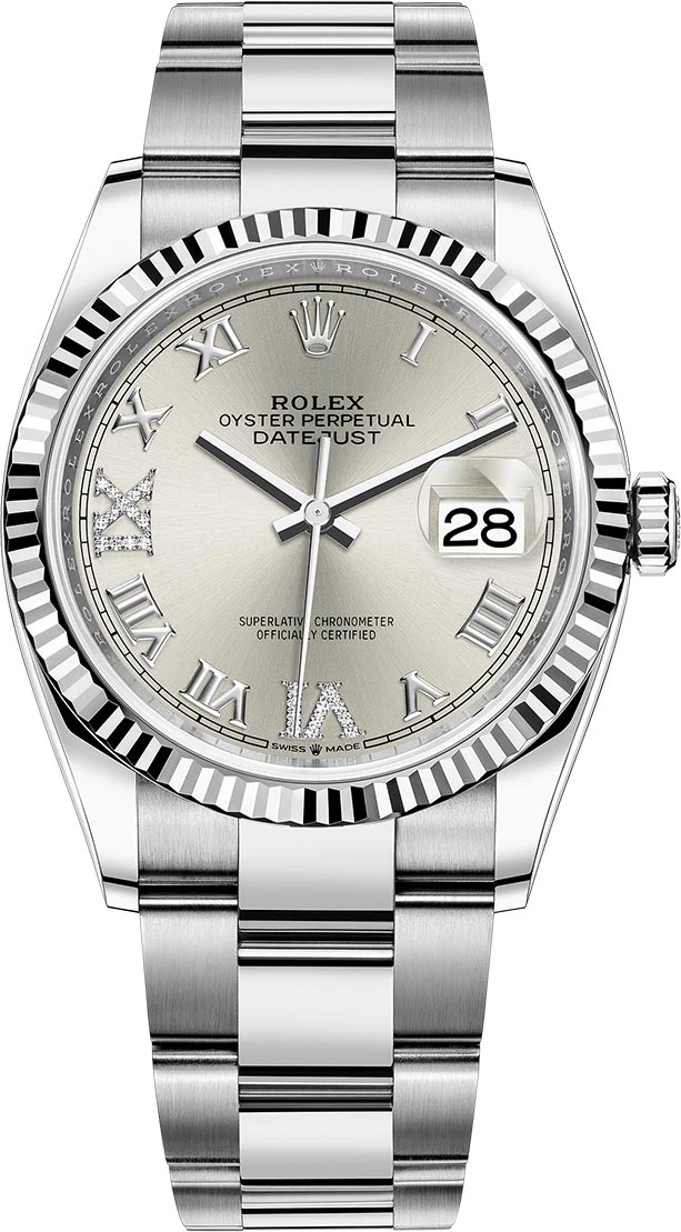 Rolex Datejust 36mm Stainless Steel 126234 Silver Roman VI IX Oyster Rolex Datejust 36mm Stainless Steel 126234 Silver Roman VI IX Oyster -Omega Shop 126234 Silver Roman VI IX Oyster