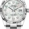 Rolex Datejust 36mm Stainless Steel 126234 White MOP Diamond Oyster