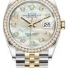 Rolex Datejust 36mm Stainless Steel And Yellow Gold 126283RBR MOP Diamond Jubilee 2 Rolex Datejust 36mm Stainless Steel And Yellow Gold 126283RBR MOP Diamond Jubilee -Omega Shop 126283RBR MOP Diamond Jubilee