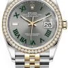 Rolex Datejust 36mm Stainless Steel And Yellow Gold 126283RBR Slate Roman Jubilee 2 Rolex Datejust 36mm Stainless Steel And Yellow Gold 126283RBR Slate Roman Jubilee -Omega Shop 126283RBR Slate Roman Jubilee Wimbledon