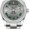 Rolex Datejust 36mm Stainless Steel 126284rbr Slate Roman Oyster 1 Rolex Datejust 36mm Stainless Steel 126284rbr Slate Roman Oyster -Omega Shop 126284rbr Slate Roman Oyster Wimbledon
