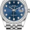Rolex Datejust 36mm Stainless Steel 126284rbr Blue Diamond Jubilee -Omega Shop 126284rbr Blue Diamond Jubilee