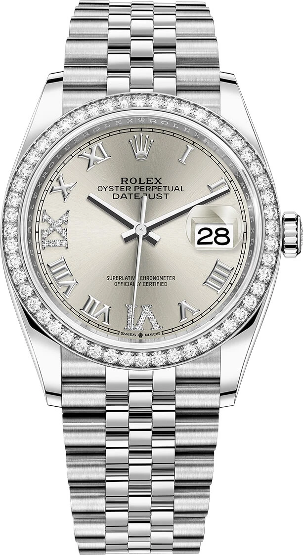 Rolex Datejust 36mm Stainless Steel 126284rbr Silver Roman VI IX Jubilee Rolex Datejust 36mm Stainless Steel 126284rbr Silver Roman VI IX Jubilee -Omega Shop 126284rbr Silver Roman VI IX Jubilee