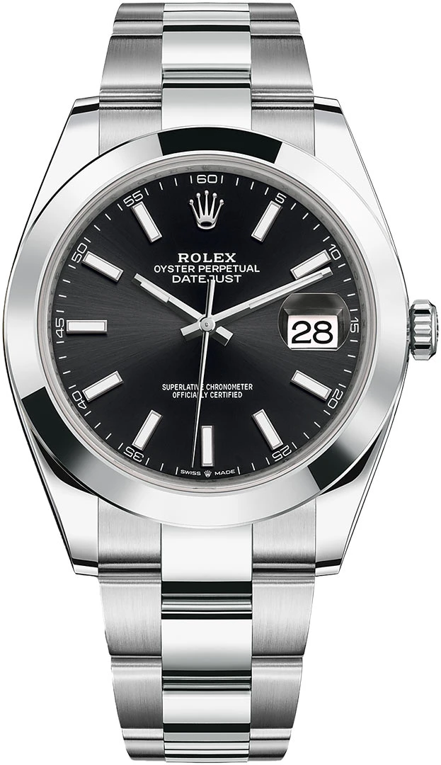Rolex Datejust 41mm Stainless Steel 126300 Black Index Oyster Rolex Datejust 41mm Stainless Steel 126300 Black Index Oyster -Omega Shop 126300 Black Index Oyster