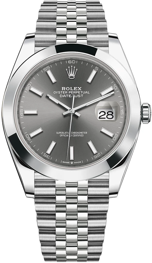 Rolex Datejust 41mm Stainless Steel 126300 Dark Rhodium Index Jubilee Rolex Datejust 41mm Stainless Steel 126300 Dark Rhodium Index Jubilee -Omega Shop 126300 Dark Rhodium Index Jubilee