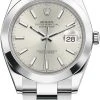 Rolex Datejust 41mm Stainless Steel 126300 Silver Index Oyster -Omega Shop 126300 Silver Index Oyster