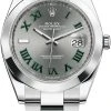 Rolex Datejust 41mm Stainless Steel 126300 Slate Roman Oyster