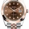 Rolex Datejust 41mm Steel And Everose Gold 126301 Chocolate Diamond Jubilee 1 Rolex Datejust 41mm Steel And Everose Gold 126301 Chocolate Diamond Jubilee -Omega Shop 126301 Chocolate diamond jubilee
