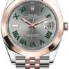 Rolex Datejust 41mm Steel And Everose Gold 126301 Slate Roman Jubilee -Omega Shop 126301 Slate Roman Jubilee Wimbledon