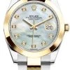 Rolex Datejust 41mm Steel And Yellow Gold 126303 White MOP Diamond Oyster 1 Rolex Datejust 41mm Steel And Yellow Gold 126303 White MOP Diamond Oyster -Omega Shop 126303 White MOP Diamond Oyster