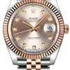Rolex Datejust 41mm Steel And Everose Gold 126331 Sundust Diamond Jubilee -Omega Shop 126331 Sundust Diamond Jubilee