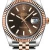 Rolex Datejust 41mm Steel And Everose Gold 126331 Chocolate Index Jubilee