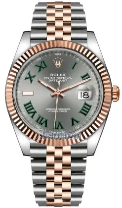 Rolex Datejust 41mm Steel And Everose Gold 126331 Slate Roman Jubilee