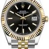 Rolex Datejust 41mm Steel And Yellow Gold 126333 Black Index Jubilee