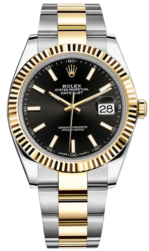 Rolex Datejust 41mm Steel and Yellow Gold 126333 Black Index Oyster Rolex Datejust 41mm Steel And Yellow Gold 126333 Black Index Oyster -Omega Shop 126333 Black Index Oyster
