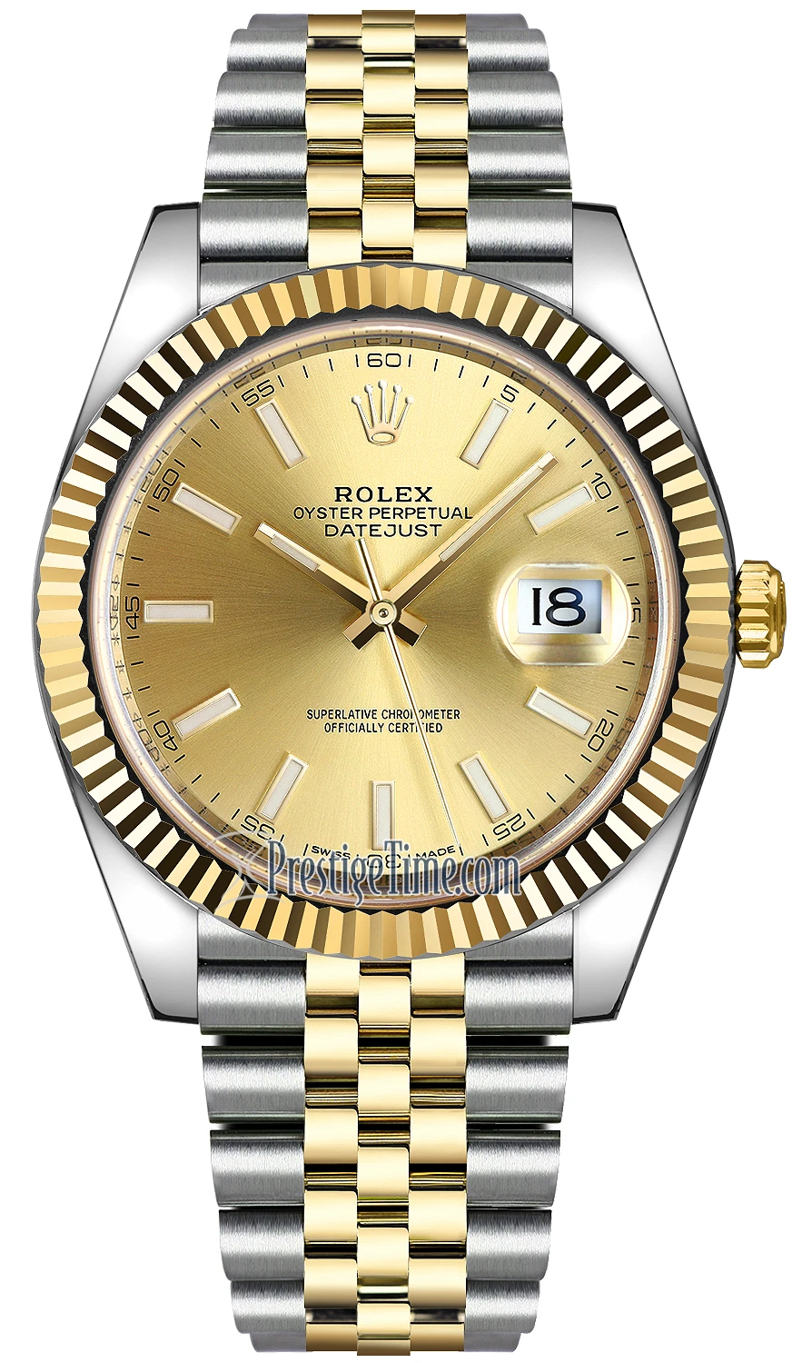 Rolex Datejust 41mm Steel and Yellow Gold 126333 Champagne Index Jubilee Rolex Datejust 41mm Steel And Yellow Gold 126333 Champagne Index Jubilee -Omega Shop 126333 Champagne Index Jubilee